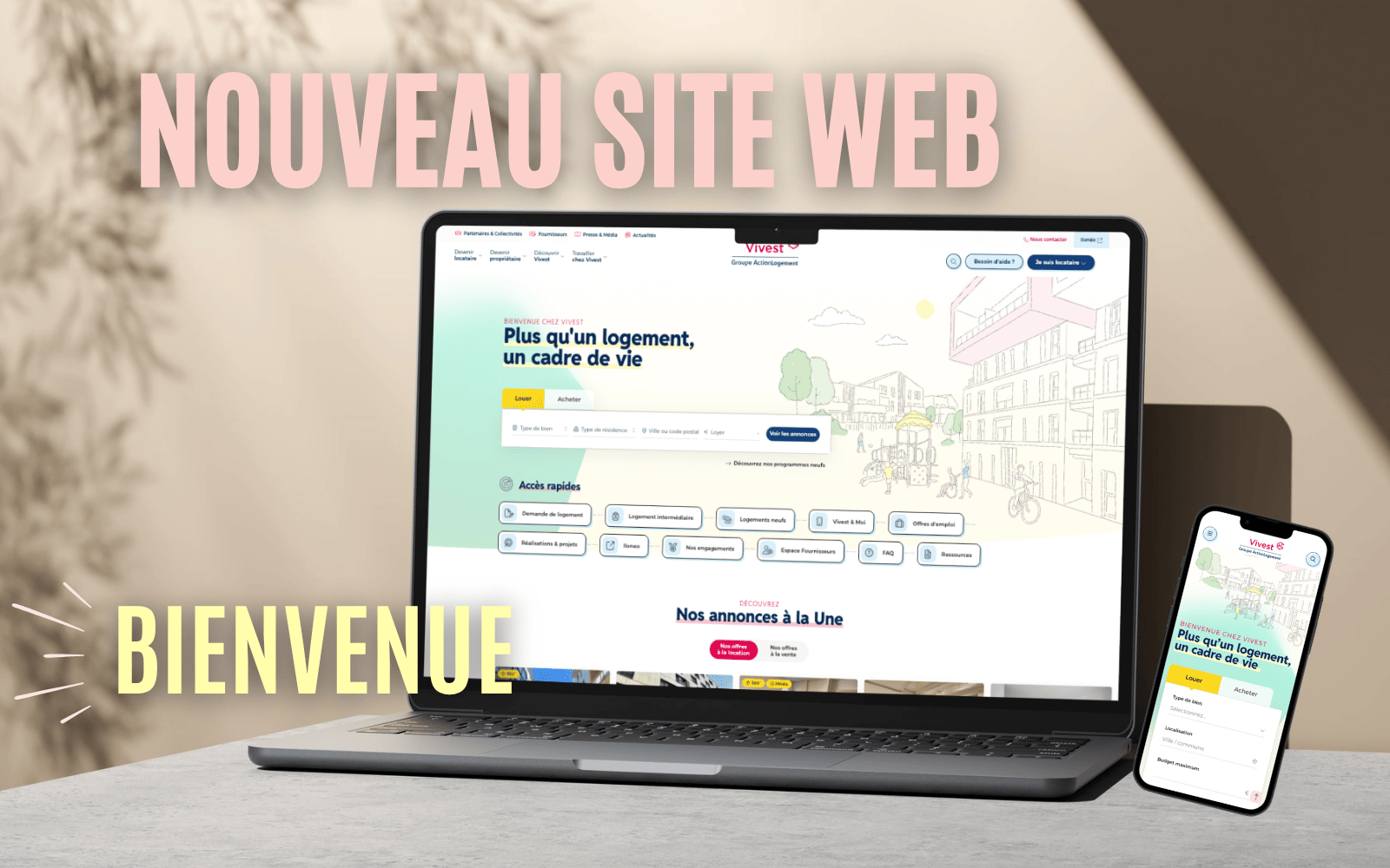 Vivest dévoile son nouveau site internet !