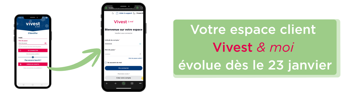 L&rsquo;espace client Vivest & moi évolue